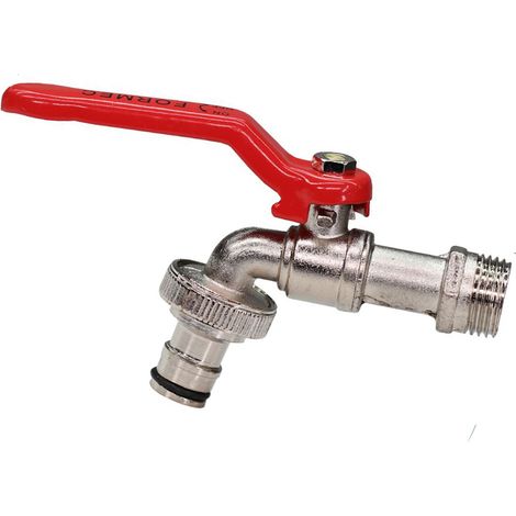 Wasserdüse aus Zinklegierung, Auslass, Wasserhahn, rostfrei, Hochdruck, für Garten, Zitzendüse (1/5)