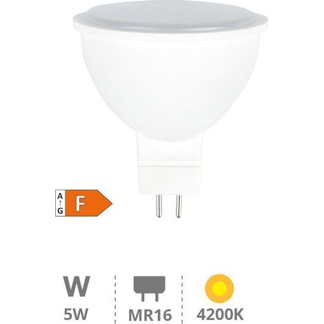 Lampe LED dichroïque 5W MR16 4200K 12V