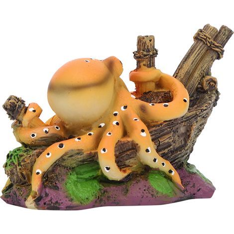 Kunstharz-Aquarium-Simulation: Künstliches Oktopus-Versteckhaus für Aquarien, Landschaftsdekoration und Zubehör (1/5)