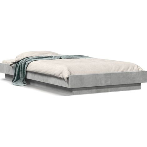 Maison Exclusive - Estructura de cama madera de ingeniería gris h