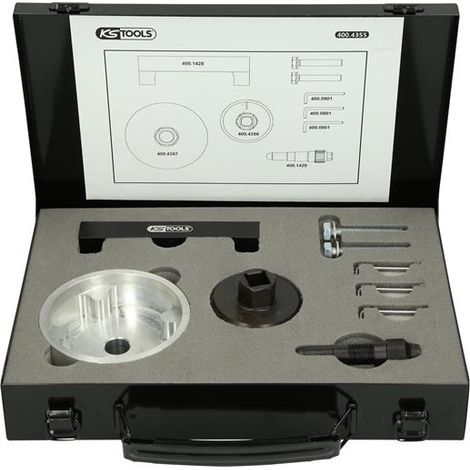KS TOOLS Motoreinstell-Werkzeug-Satz für Audi, 16-tlg ( 400.4355 ) (1/2)