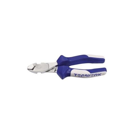 Cortacables  de  alta  resistencia  L.180mm  cromado  mango  multicomponente  TECWERK (1/2)