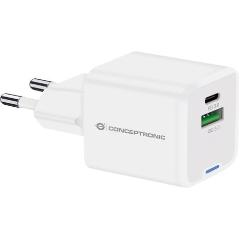 Conceptronic ALTHEA15W chargeur d'appareils mobiles Universel Blanc Secteur Charge rapide Intérieure