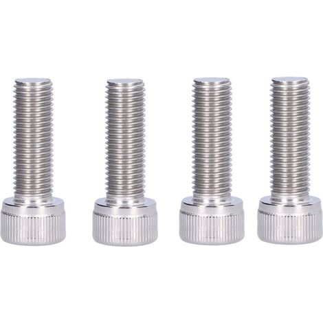 4 vis à tête hexagonale creuse en acier inoxydable A2, pas fin de 1,25 mm, M10x30 (1/5)