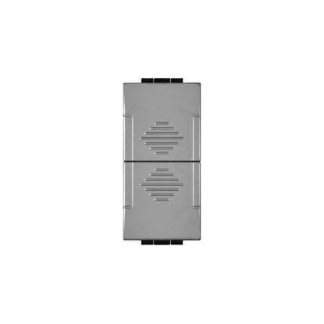 Interruttori prese pulsanti frutti compatibili Bticino Living light Tech international e air grigio argento silver Puls. Doppio EW41002