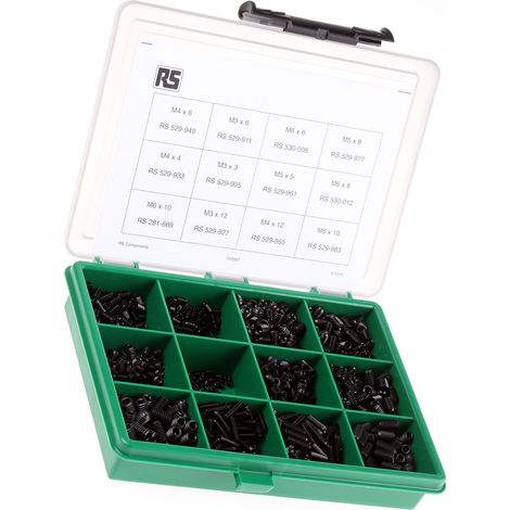 Kit de vis en Acier, 1 120 pièces, M3, M4 ( Prix pour 1 Kit )