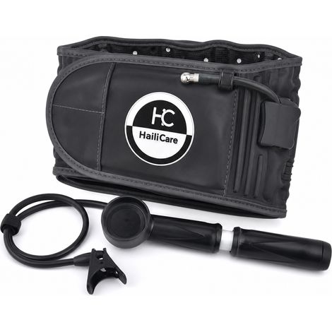 Ceinture de Traction Lombaire Gonflable Noire