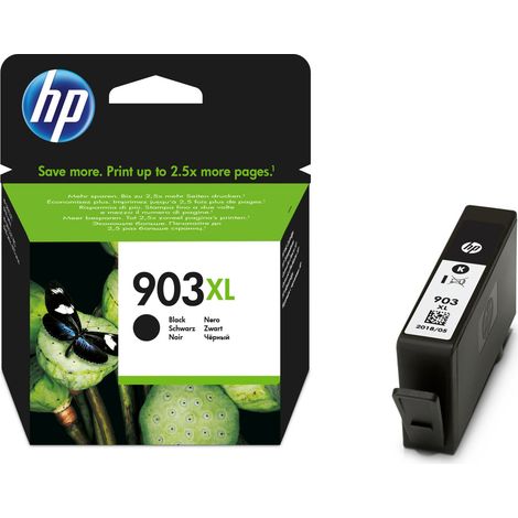 Cartouches d'encre noire HP 903XL pour imprimantes OfficeJet Pro 6960/6970 (1/4)
