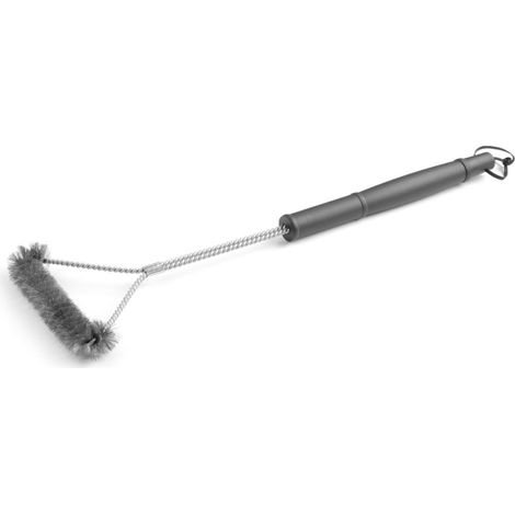 Cepillo de alambre para barbacoa de acero inoxidable en forma de Y, 520 x 170 mm - Hendi 525432 (1/2)