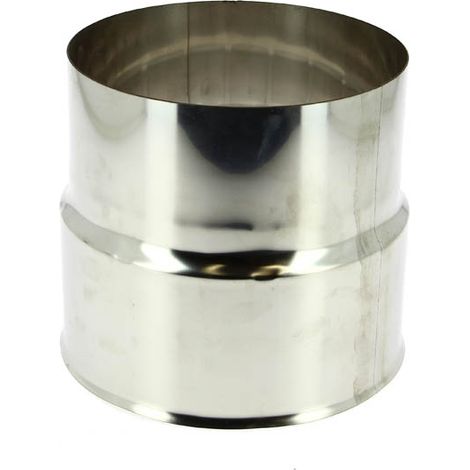 TEN – Réduction flexible pour tubage 131/125 – Raccord fumisterie inox – Utilisation gaz, fuel, charbon, bois – Manchette de raccordement