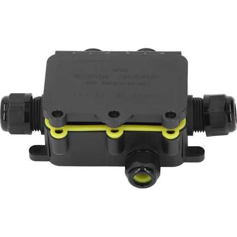 Boîte de jonction 5 voies, boîtier plastique, étanche IP68, pour éclairage extérieur et paysager, 450 V (1/5)