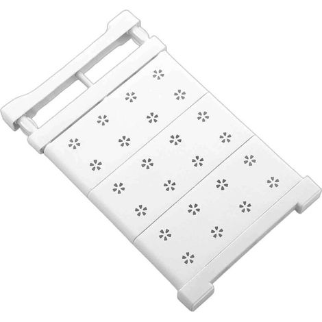 Bardusch-Étagère extensible en métal à tension pour placard, avec séparateur réglable, idéale pour armoire, penderie, placard de cuisine ou salle de bain. (1/5)
