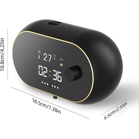 Automatischer Seifenspender, 400 ml elektrischer Wandseifenspender, USB-Sensor-Seifenspender, IPX5 wasserdichter Schaumseifenspender, weiß.
