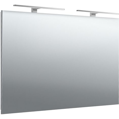 emco mee LED-Lichtspiegel, zwei Aufsatzleuchten, 1300 x 790 mm, (1/5)