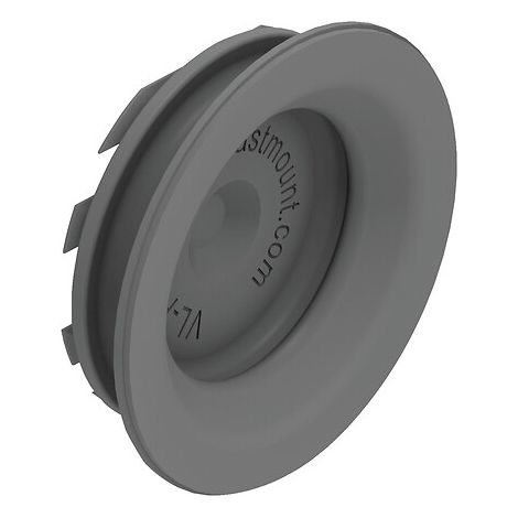 Clips femelles pour fixation de panneau petite surface Very Low Profile - 10kg - résistant au feu - à visser ou à coller - DOMARINE (1/4)