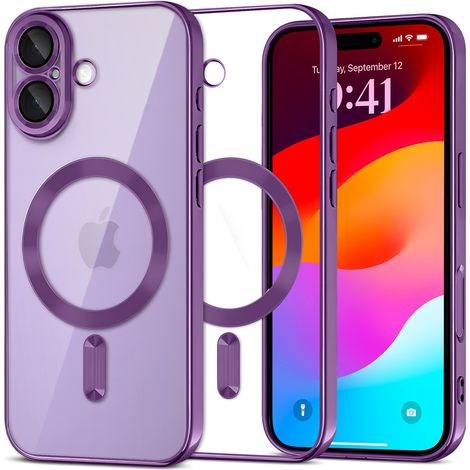 iPhone 17 Electro MagSafe Hüllenset – Lila + Displayschutzfolie (1/5)