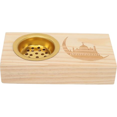 Support à bâtons d'encens en bois pour décoration de Noël, Halloween, salle à manger, présentoir bougie et plateau décoratif (1/5)