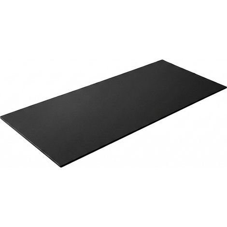 Piano tavolo rettangolare HPL 120x80 cm resistente per contract Dot - Antracite