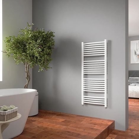 Termoarredo Scaldasalviette Idraulico 1200x500 Bianco Interasse 450 Mod. Orione (1/3)