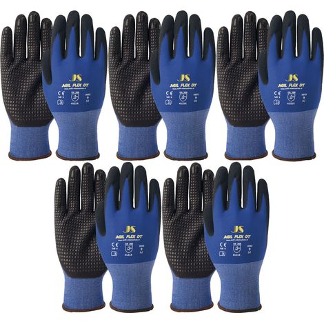 vasalat Arbeitshandschuhe mit Noppen Agil Flex DT Montagehandschuhe Größe 10, XL - 5 Paar (1/5)