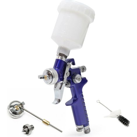 Pistolet à peinture HVLP avec buse de 0,8 / 0,5 mm