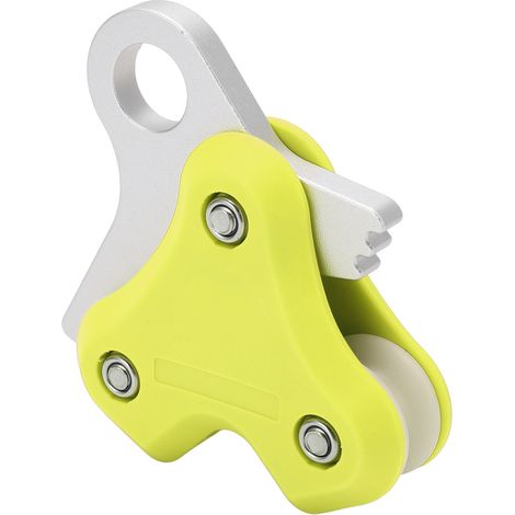 Poulie en alliage d'aluminium pour bouée de plongée libre, enrouleur de corde métallique, accessoires de plongée haute performance, jaune (1/5)