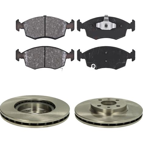 KIT FRENI ANTERIORI compatibile con LANCIA YPSILON (312) - DISCHI + PASTIGLIE OEM: FDB4400 / 16422 /SOSTITUZIONE DIRETTA/BASSA POLVERE/SILENZIOSO