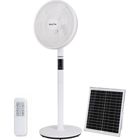 Ventilador Solar con pedestal EOLO, batería