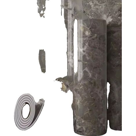 Carta da parati autoadesiva, impermeabile, facile da installare, 6,40 cm x 3 m - b (1/2)