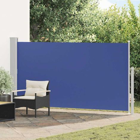 vidaXL Auvent latéral de patio 160x300 cm Bleu (1/5)