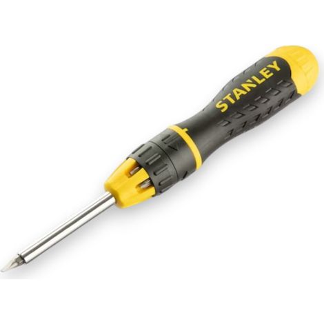 Giravite magnetico a cricchetto con 10 inserti multifunzione impugnatura ergonomica tri-lobare sistema di alloggiamento brevettato (1/5)