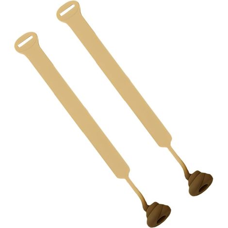 Rehausseur de Siège de Toilette à Forme Caca en Silicone Poignée Facile à Installer 2pcs Résistant la Déformation pour Usage Domestique et Hôtelier Usage Domestique Hôtelier (1/5)