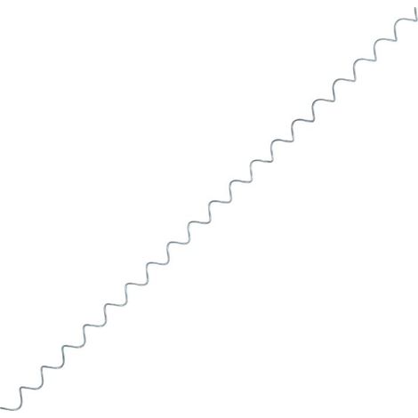 Estexo – Spirale de gabion à pierres en métal galvanisé 100 cm – Épaisseur fil 4 mm – Pour construction de gabions – Résistance accrue