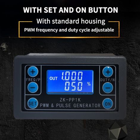 Générateur de Signal PWM LCD double Mode, fréquence d'impulsion, Cycle de service, onde carrée réglable 0Hz- 150KHz (1/5)
