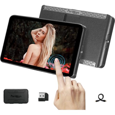 PortKeys LH7P Monitor de camera Monitor de camera de wireless Control LUT output 4K 3D de 7" de Haute luminosité 1920X1080 1000nit 1080P60 Sortie HDMI pour BMPCC 4K (Zoom) BMPCC 6KBMPCC 6K Pro.