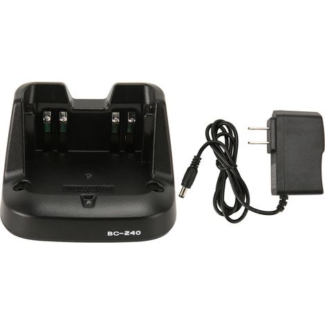 Universelle Ladestation für Icom IC V86 IC U86 BP 298 Walkie-Talkies, Tischladegerät für 2-Wege-Funkgeräte, US-Stecker 100-240V.