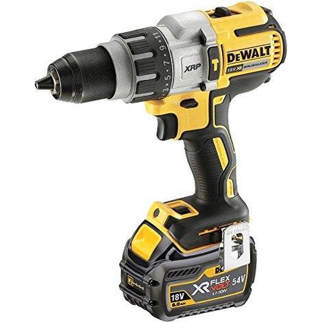 Dewalt – Perceuse-visseuse à percussion DCD996T2 18V – 2 batteries 6,0 Ah – Moteur Brushless – Couple 95 Nm pour béton armé – Coffret TSTAK (1/2)