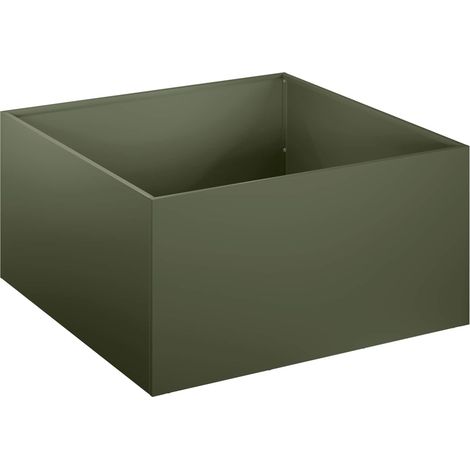 Maison Exclusive - Garten-Pflanzgefäß Olivgrün 60 x 60 x 30 cm Ka (1/5)