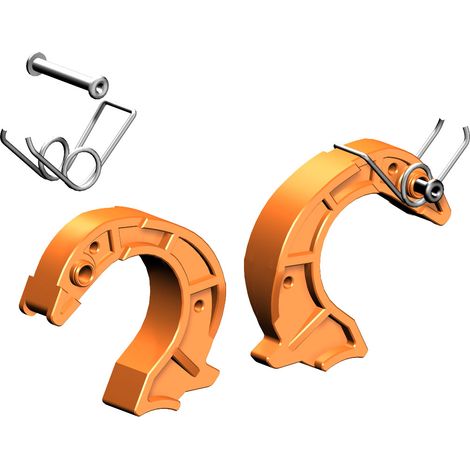 Layher Finger 42 mm Paar, orange KPL