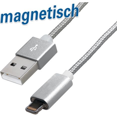 Cavo magnetico MaxTrack USB di ricarica e sincronizzazione, 1 m, USB tipo A maschio a connettore 8 pin (1/4)