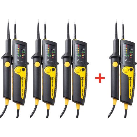 Beha Amprobe 2100-ALPHA BUNDLE Tester di tensione a due poli CAT III 1000 V, CAT IV 600 V LED, Acustico