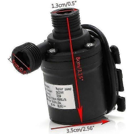 Pompe submersible portable sans balais 800 l/h 5 m 24 V pour usage domestique (1/5)