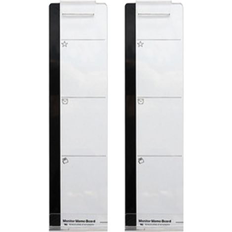 2 Stück Memo Boards en Acryl avec Starker Haftung et