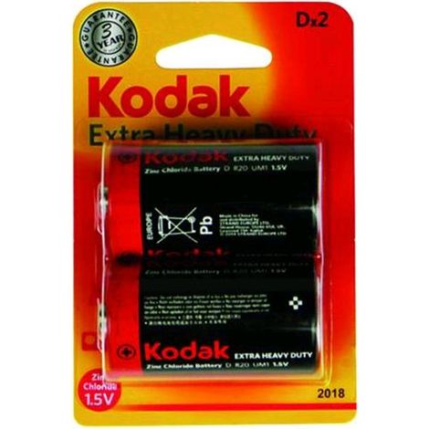 Pile Kodak Extra Heavy-Duty Torcia 2Pz D