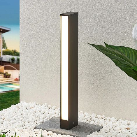 [GEBRAUCHT] B-Ware Lucande Led Wegeleuchte Lirka Wegelampe Gartenleuchte Lampe 1 Flammig Dunkelgrau