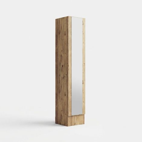 Platzsparende Garderobe mit Spiegel Xyra (1/4)