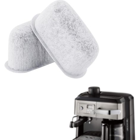 2pcs Filtres pour Machine Expresso pour Delonghi, Filtre à Eau au Charbon Actif à Adsorption Super Forte Filtre Remplacement pour Machine à Expresso à Café pour 7313285779 pour Delonghi (1/5)