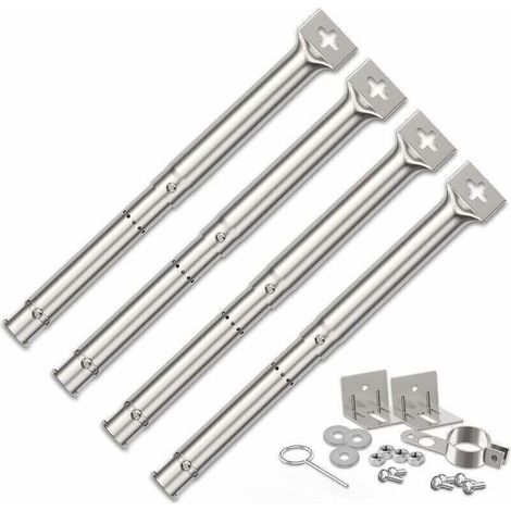 Universalbrenner 30,5 bis 44,5 cm für FirePlus, Char-Broil, verstellbare Brenner-Ersatzteile, universelle verstellbare Rohrbrenner für Gasgrills (1/5)