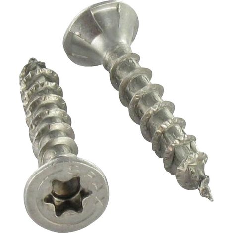 SPAX Edelstahlschraube, 3 x 25 mm, 200 Stück, Vollgewinde, Senkkopf, T-STAR plus T10, S-Spitze - 1197000300253