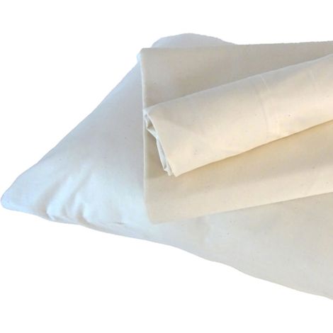 Housse de couette enfant uni Ecru 80x120 cm